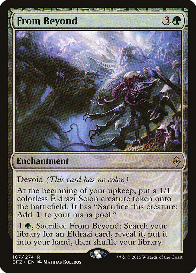 From Beyond [Battle for Zendikar] Foil