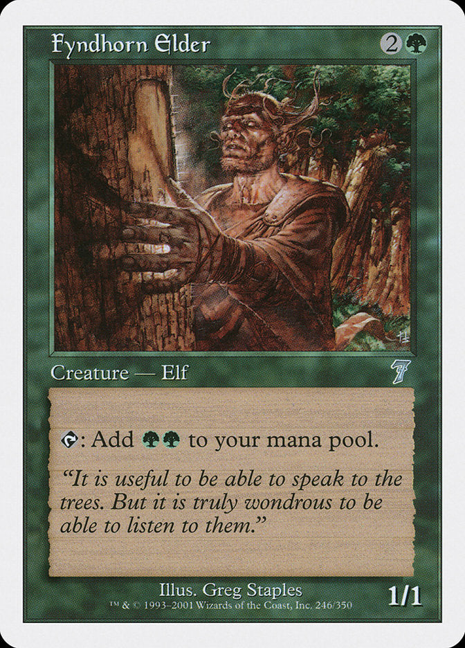 Fyndhorn Elder [Seventh Edition] Foil