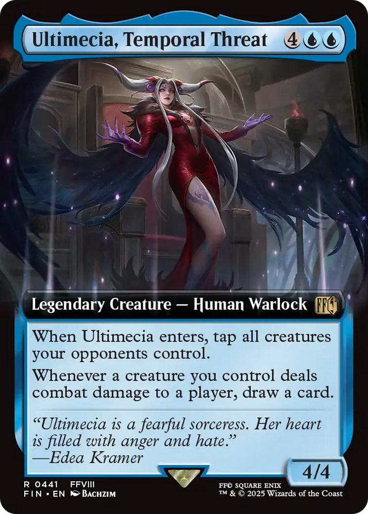 Ultimecia, Temporal Threat (Extended Art) [FINAL FANTASY] Foil