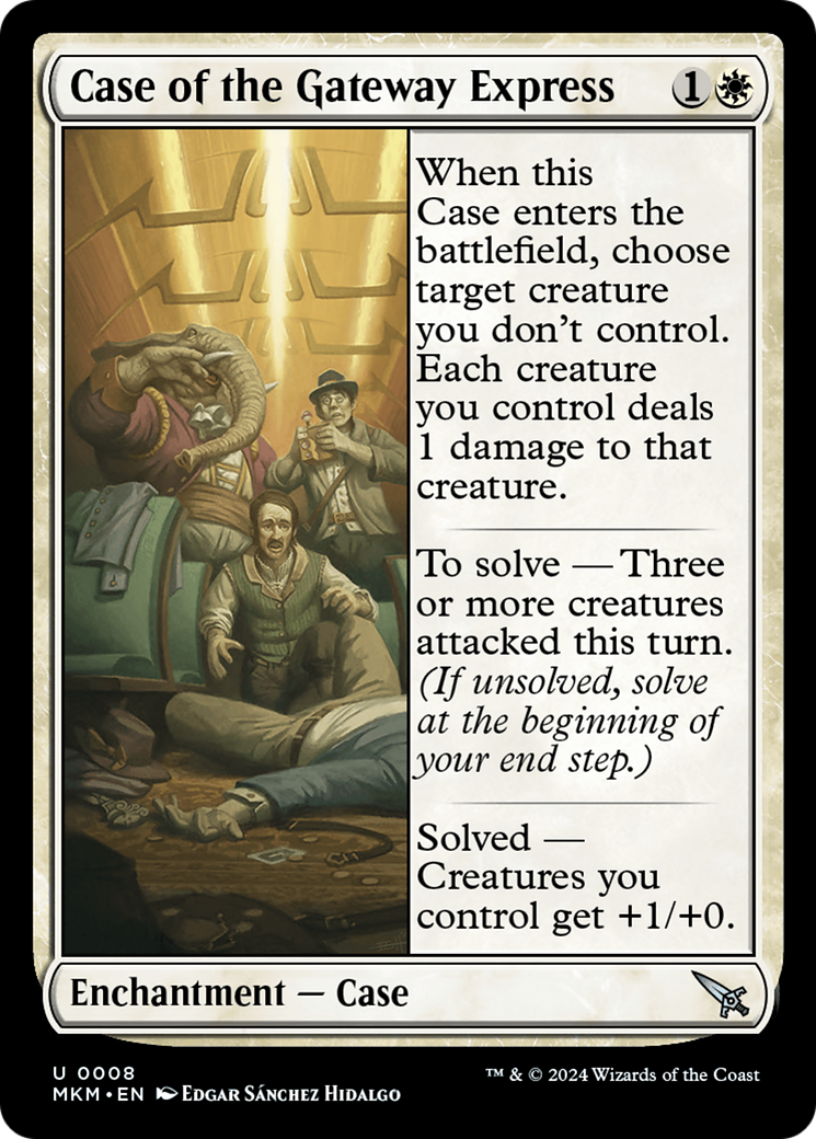 Case of the Gateway Express [Murders at Karlov Manor] Foil