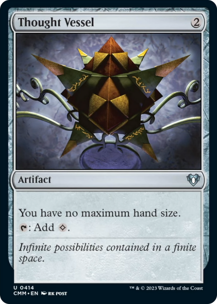 Thought Vessel [Commander Masters] Foil