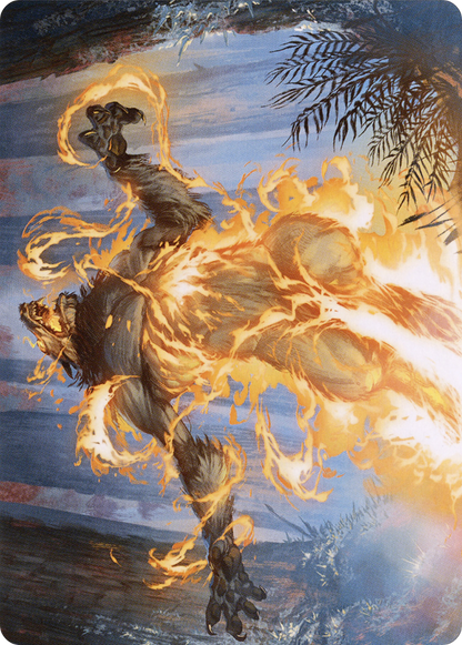 Burn the Accursed // Burn the Accursed  [Midnight Hunt Art Series] (Borderless)