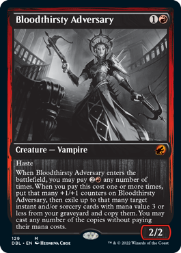 Bloodthirsty Adversary [Innistrad: Double Feature] Foil