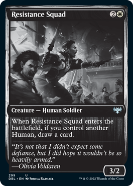 Resistance Squad [Innistrad: Double Feature] Foil