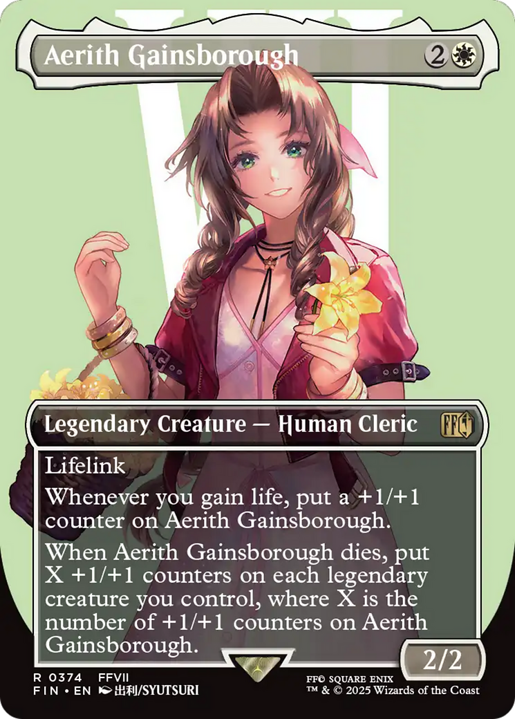 Aerith Gainsborough (Borderless) [FINAL FANTASY] Foil