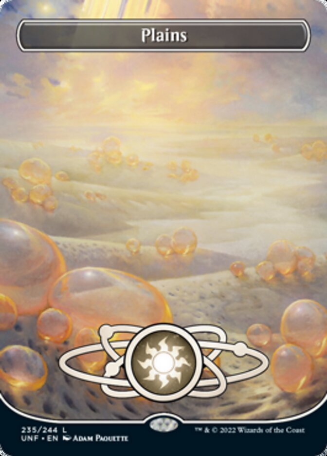Plains (235) (Planetary Space-ic Land) [Unfinity] Foil