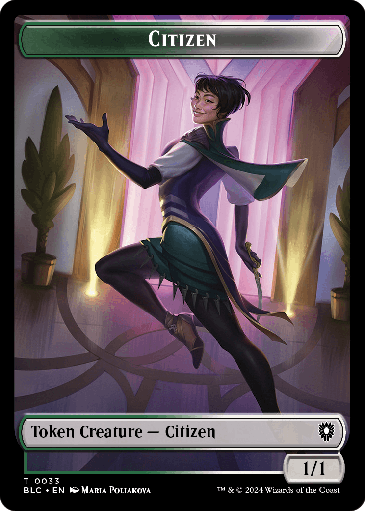 Citizen  [Bloomburrow Commander Tokens] Foil