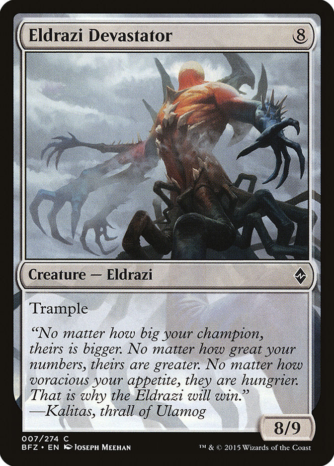 Eldrazi Devastator [Battle for Zendikar] Foil