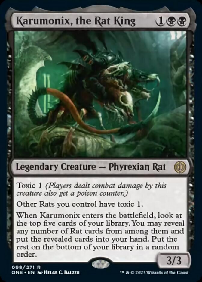 Karumonix, the Rat King [Phyrexia: All Will Be One] Foil