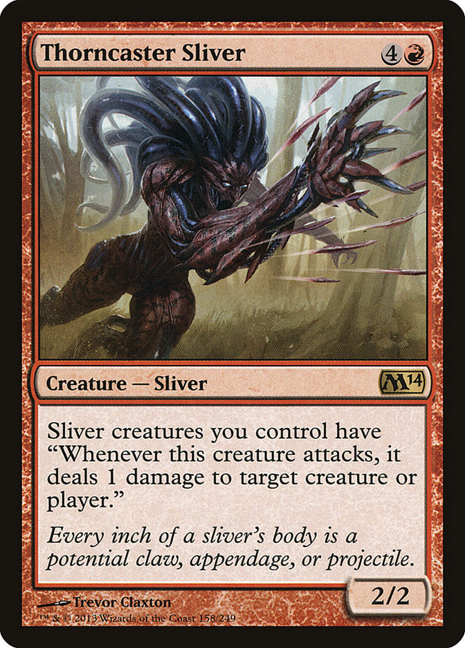 Thorncaster Sliver [Magic 2014] Foil