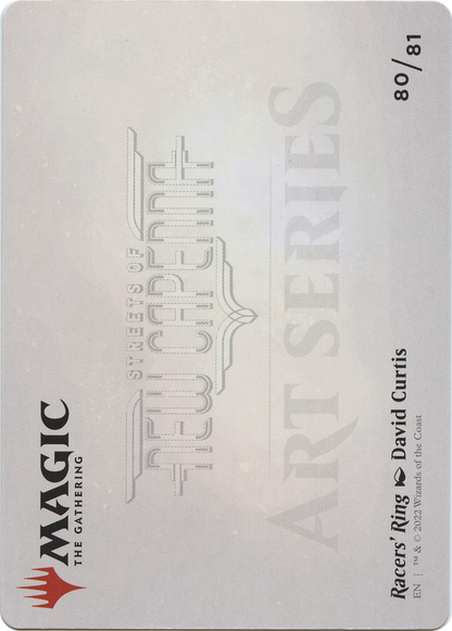 Racers' Ring // Racers' Ring  [New Capenna Art Series] (Borderless) Foil