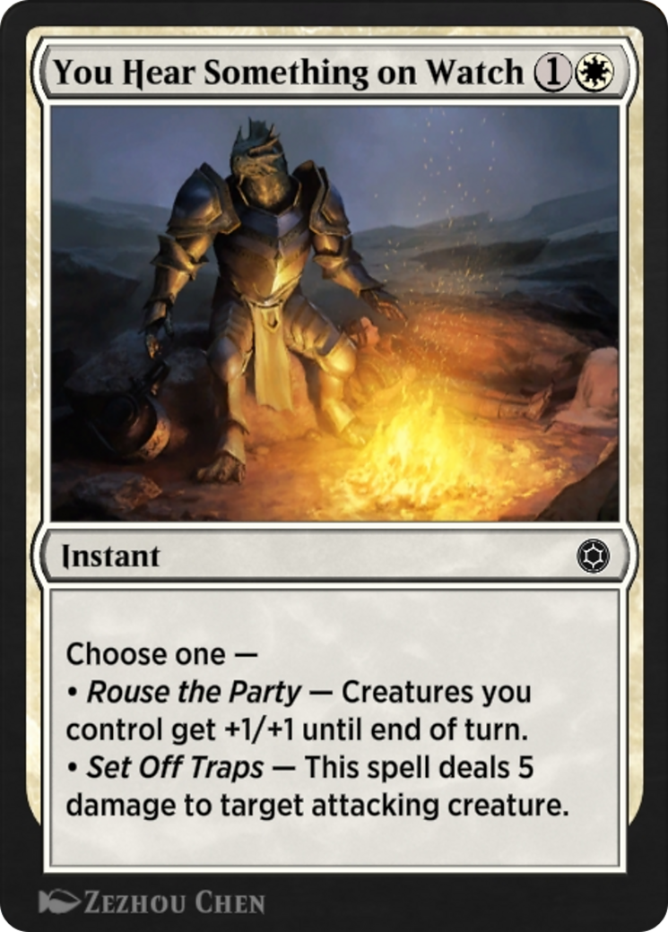 You Hear Something on Watch  [Alchemy Horizons: Baldur's Gate]