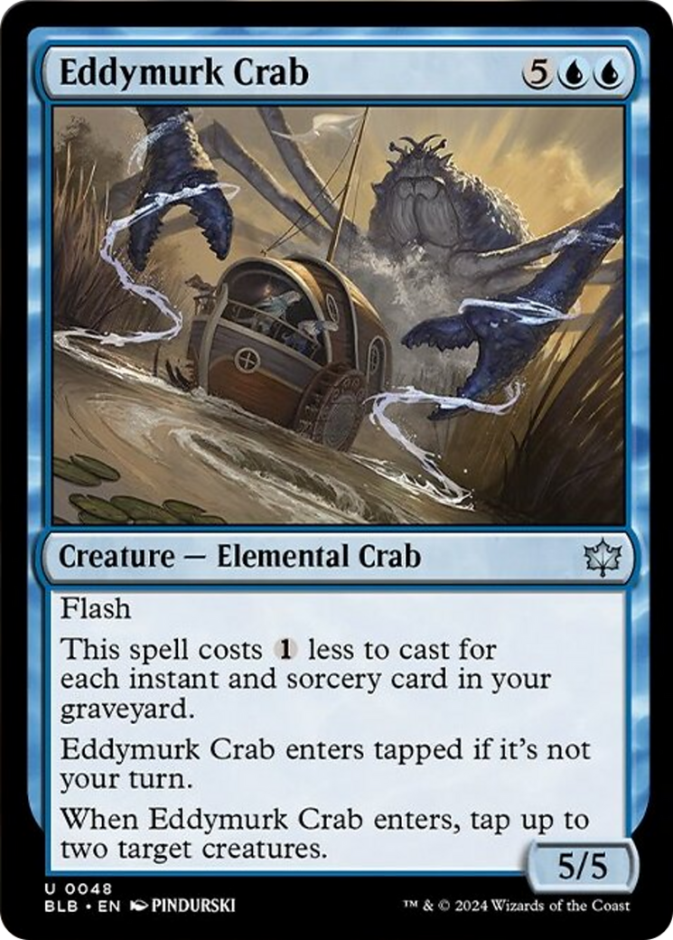 Eddymurk Crab [Bloomburrow] Foil