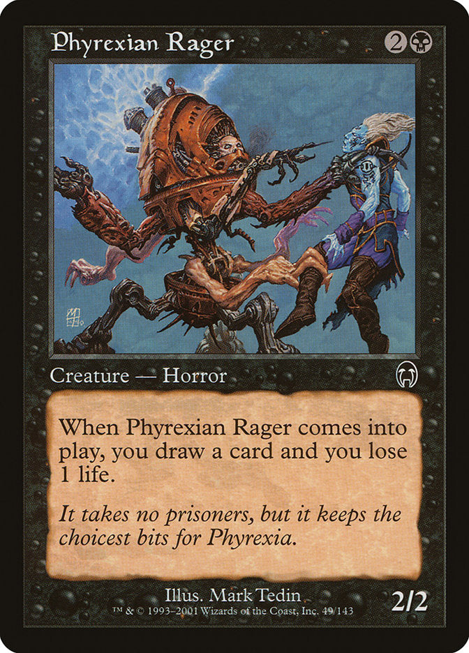 Phyrexian Rager [Apocalypse] Foil