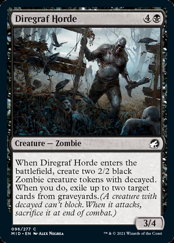 Diregraf Horde [Innistrad: Midnight Hunt] Foil