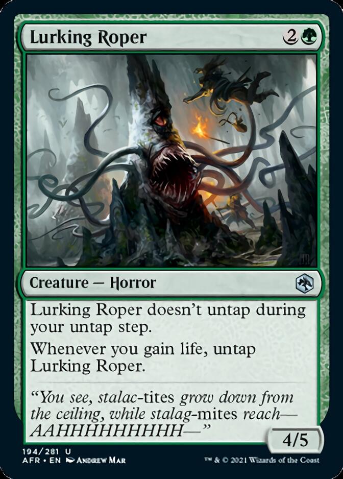 Lurking Roper [Dungeons & Dragons: Adventures in the Forgotten Realms] Foil