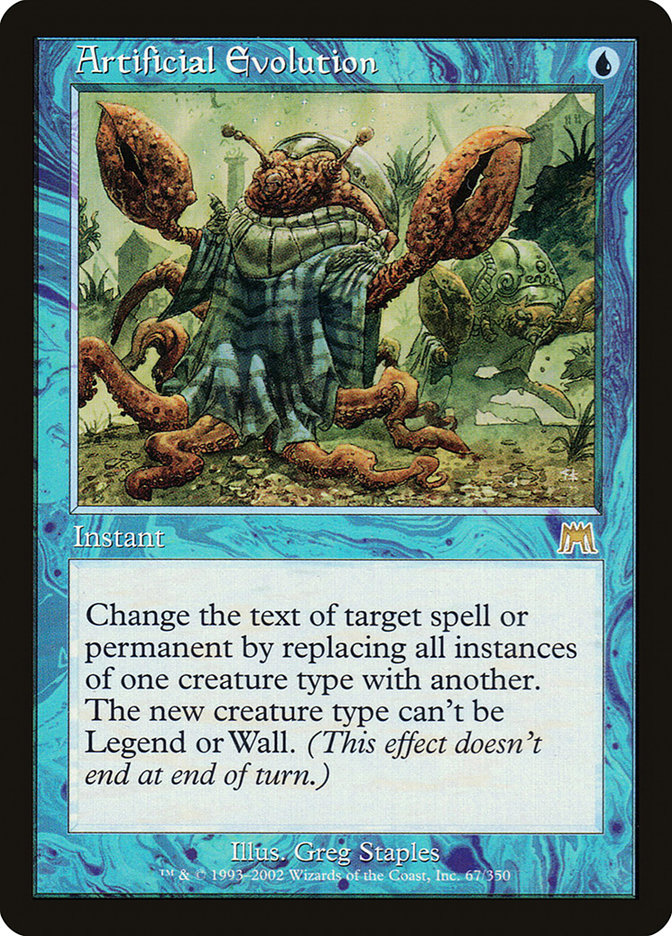 Artificial Evolution [Onslaught] Foil