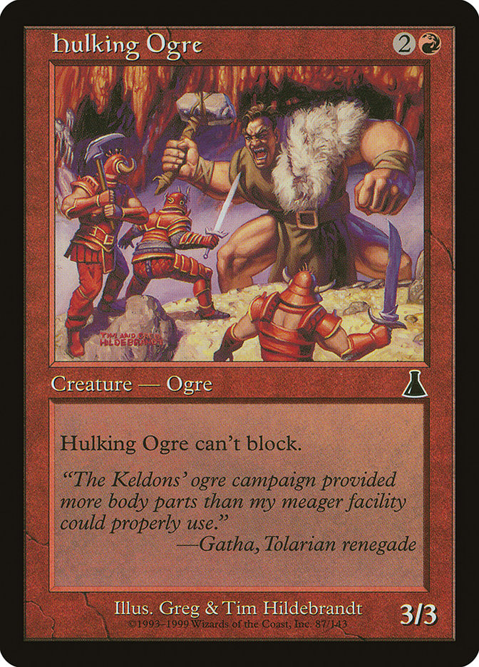 Hulking Ogre [Urza's Destiny] Foil