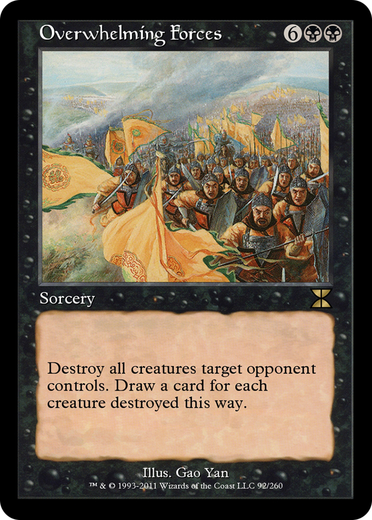 Overwhelming Forces  [Masters Edition IV] Foil