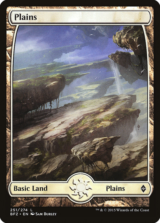 Plains (251) (Full Art) [Battle for Zendikar] Foil