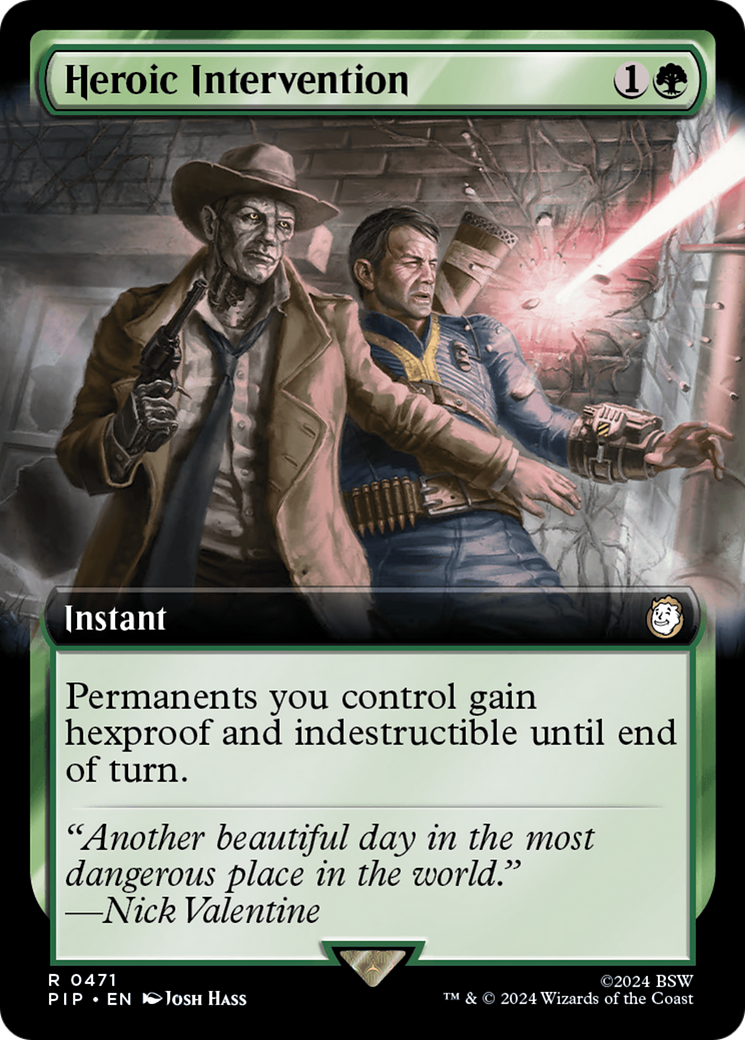 Heroic Intervention (Extended Art) [Fallout] Foil