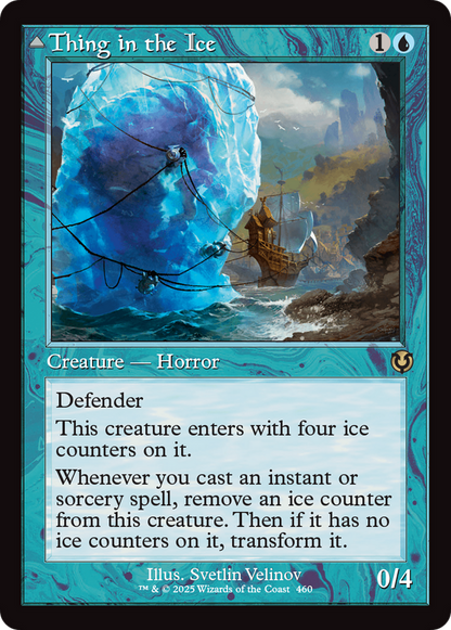 Thing in the Ice // Awoken Horror (Retro Frame) [Innistrad Remastered] Foil