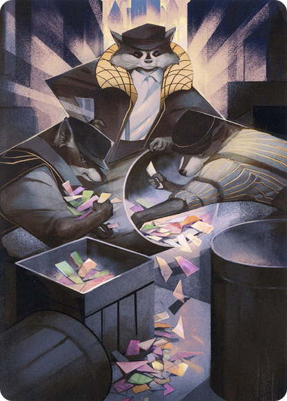 Masked Bandits // Masked Bandits  [New Capenna Art Series] (Borderless) Foil