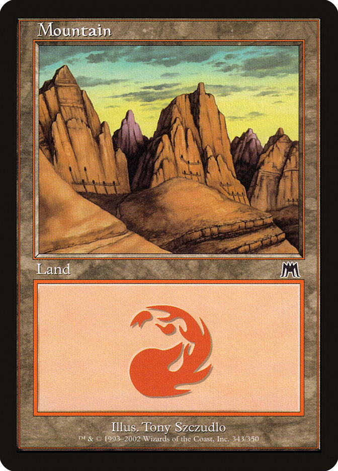 Mountain (343) [Onslaught] Foil