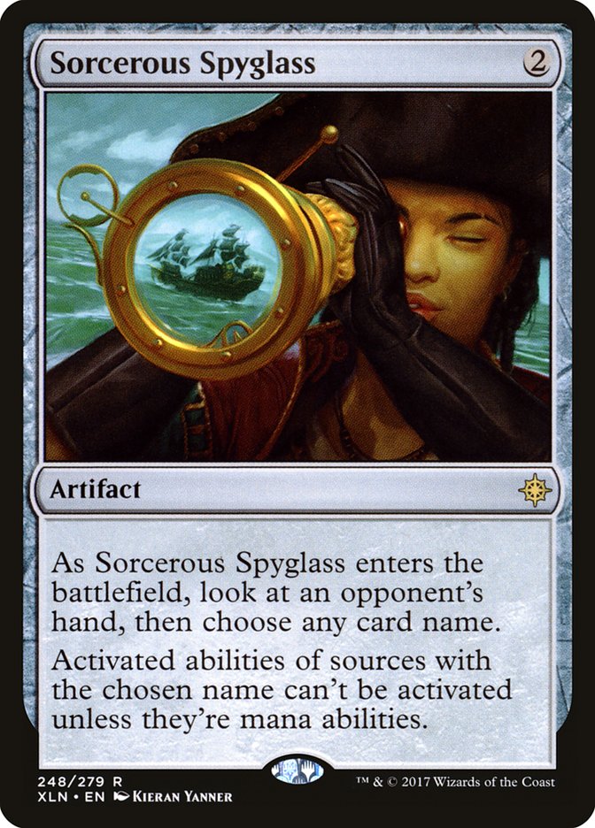 Sorcerous Spyglass [Ixalan] Foil