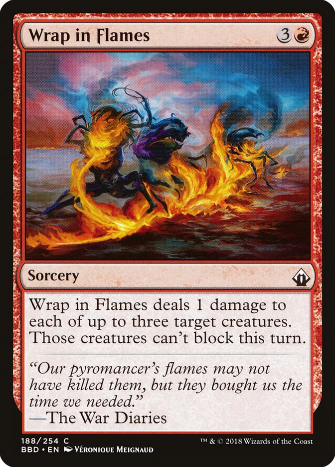Wrap in Flames [Battlebond] Foil