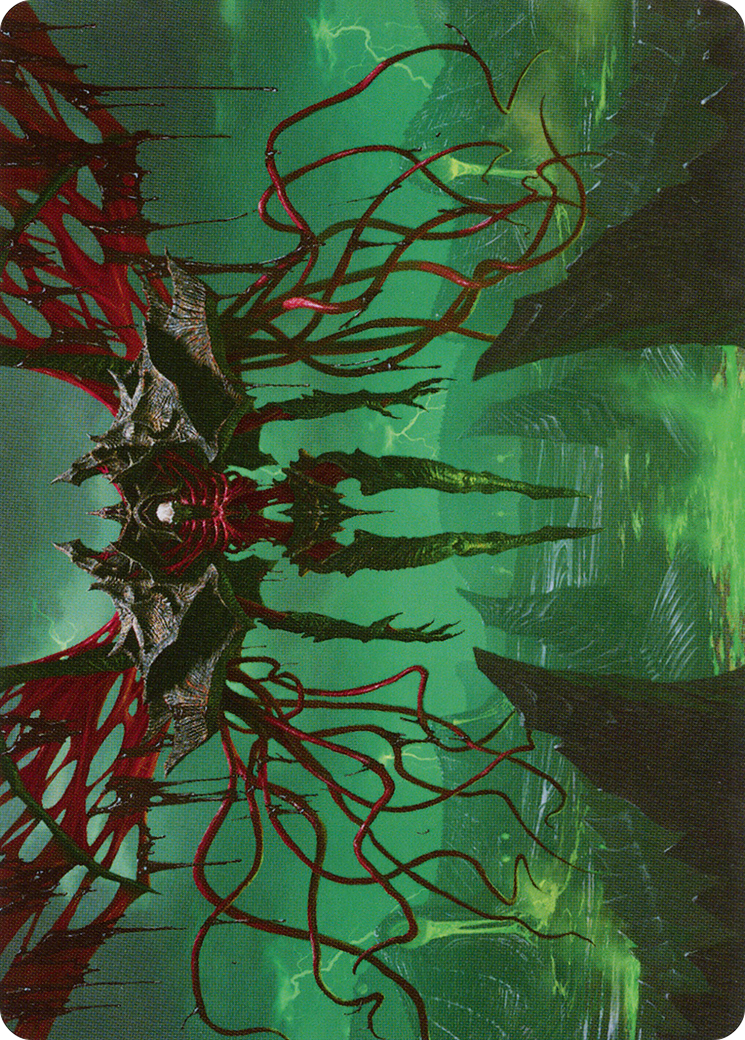 Archfiend of the Dross // Archfiend of the Dross  [Phyrexia: All Will Be One Art Series] (Borderless)