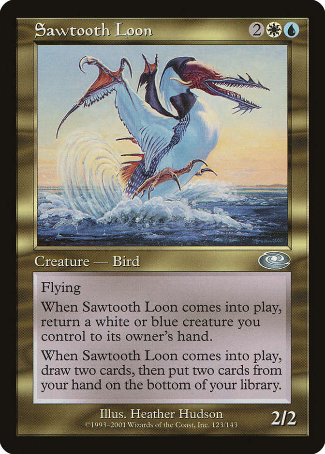 Sawtooth Loon [Planeshift] Foil