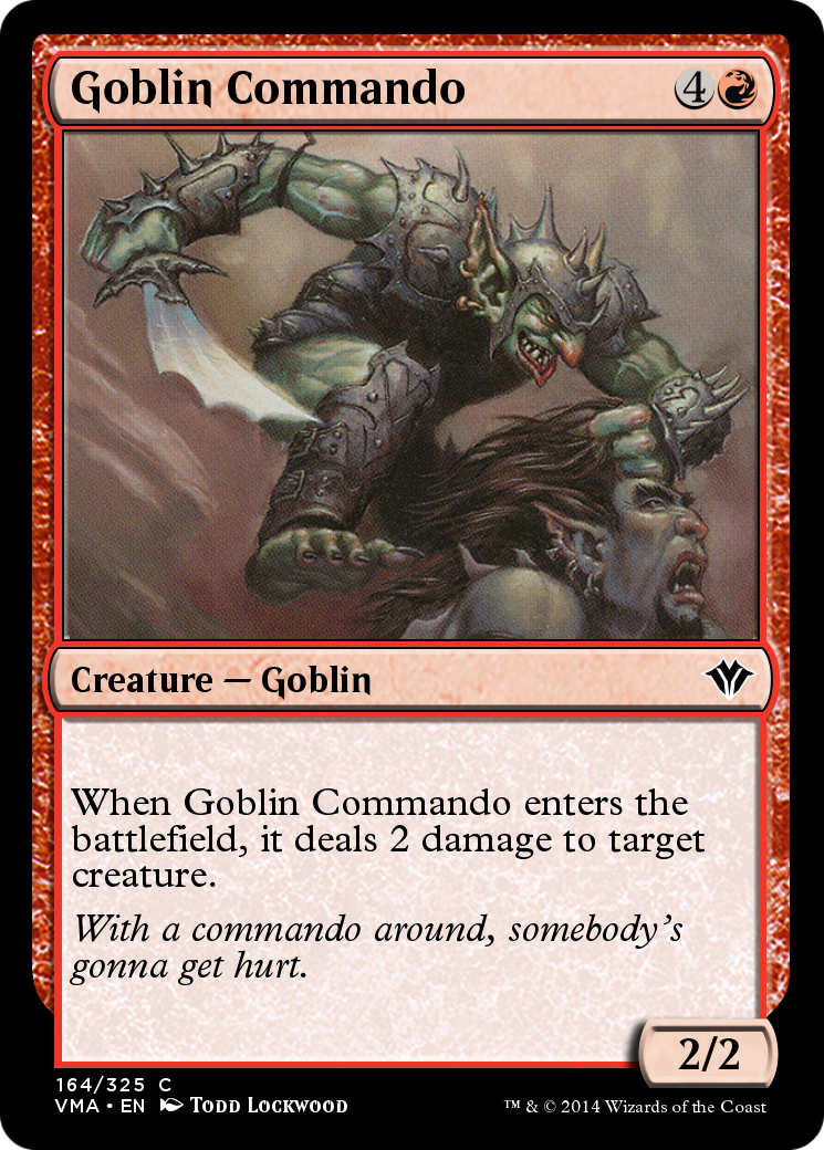 Goblin Commando  [Vintage Masters] Foil