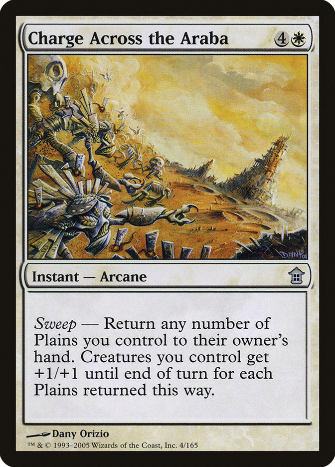 Charge Across the Araba [Saviors of Kamigawa] Foil