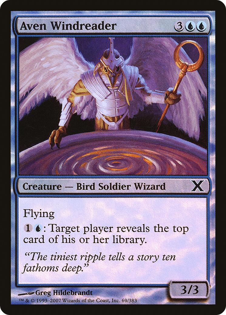 Aven Windreader  [Tenth Edition] Foil
