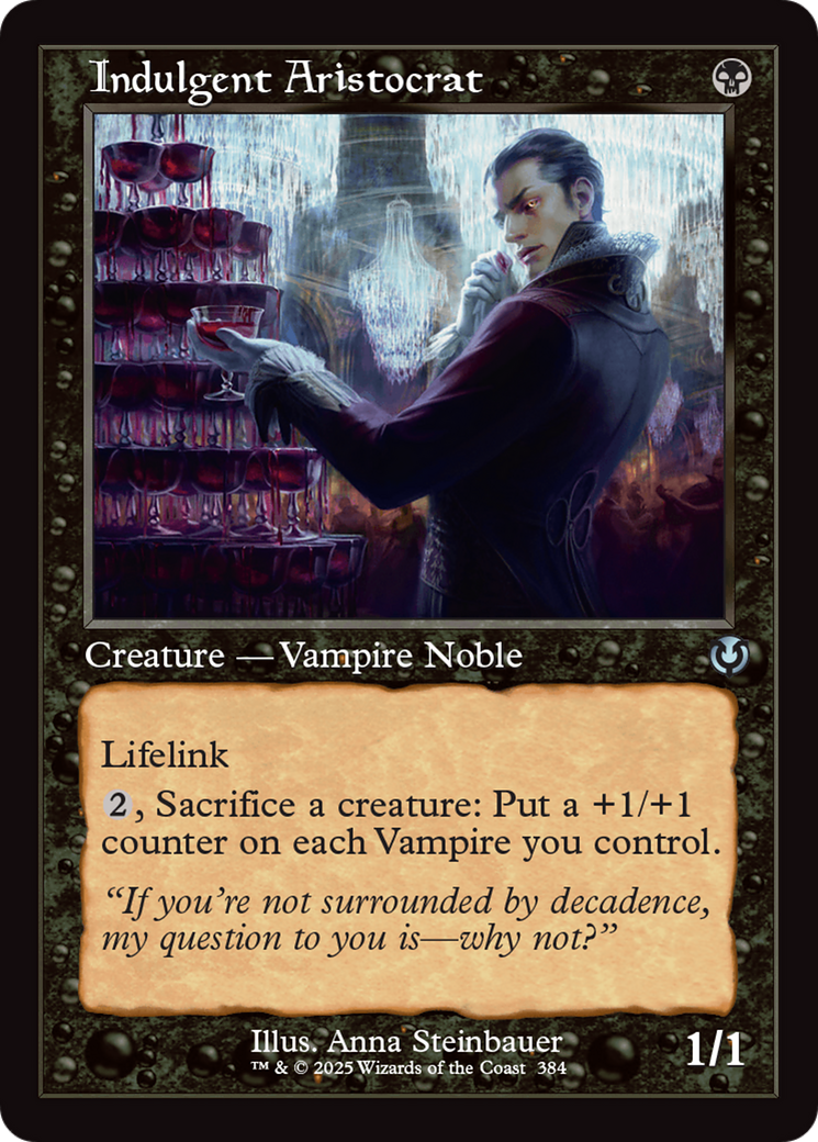 Indulgent Aristocrat (Retro Frame) [Innistrad Remastered] Foil
