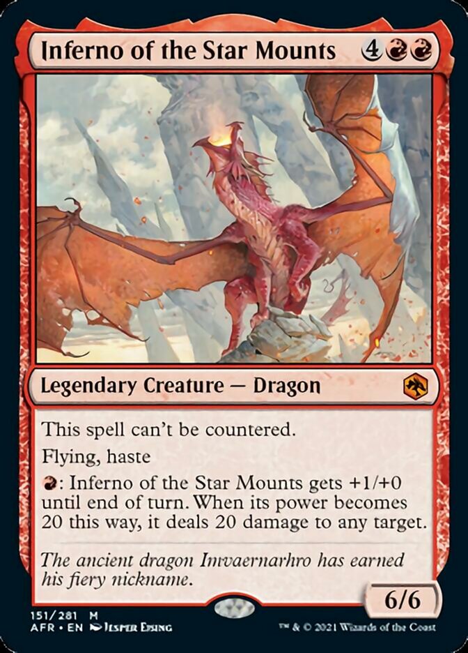Inferno of the Star Mounts [Dungeons & Dragons: Adventures in the Forgotten Realms] Foil