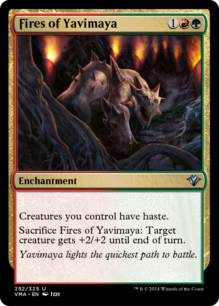 Fires of Yavimaya  [Vintage Masters] Foil