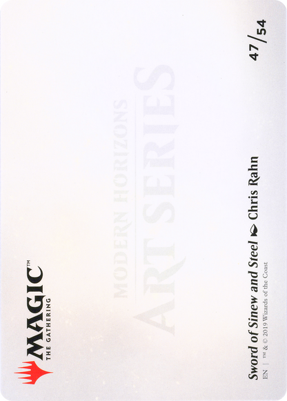 Sword of Sinew and Steel // Sword of Sinew and Steel  [Modern Horizons Art Series] (Borderless)
