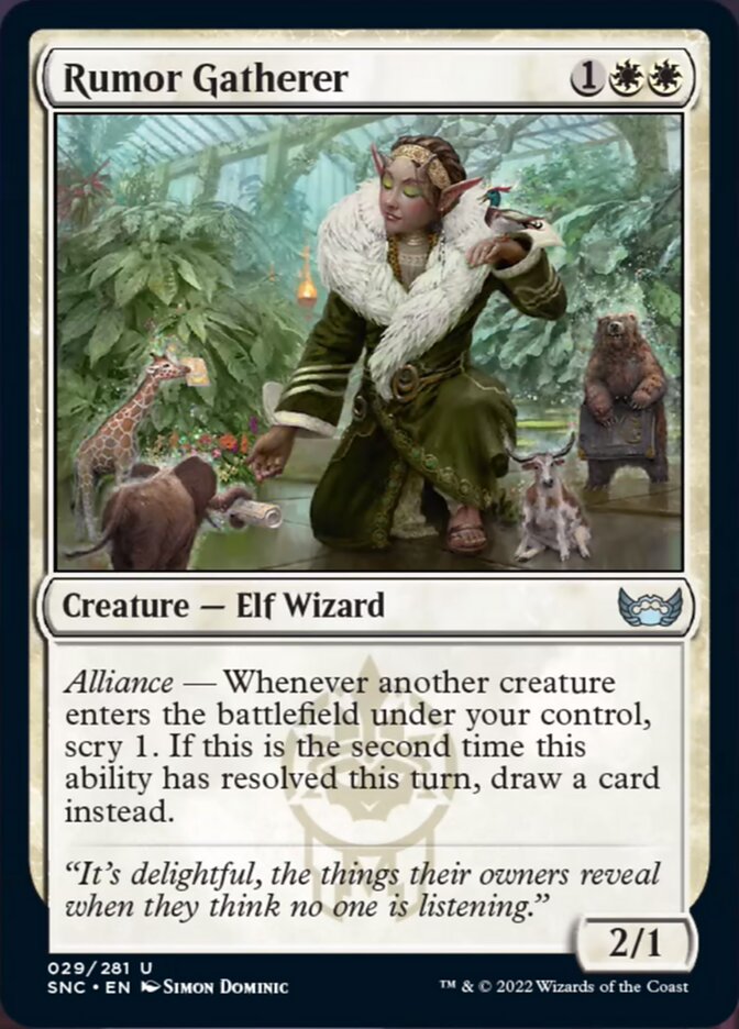 Rumor Gatherer [Streets of New Capenna] Foil