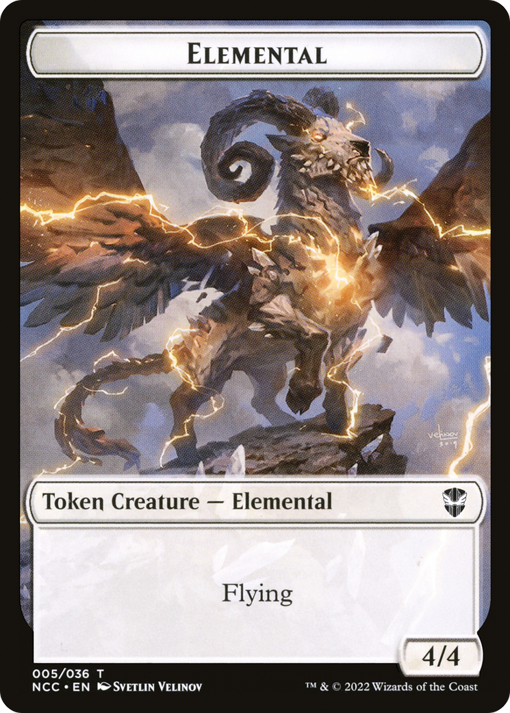 Elemental  [New Capenna Commander Tokens] Foil