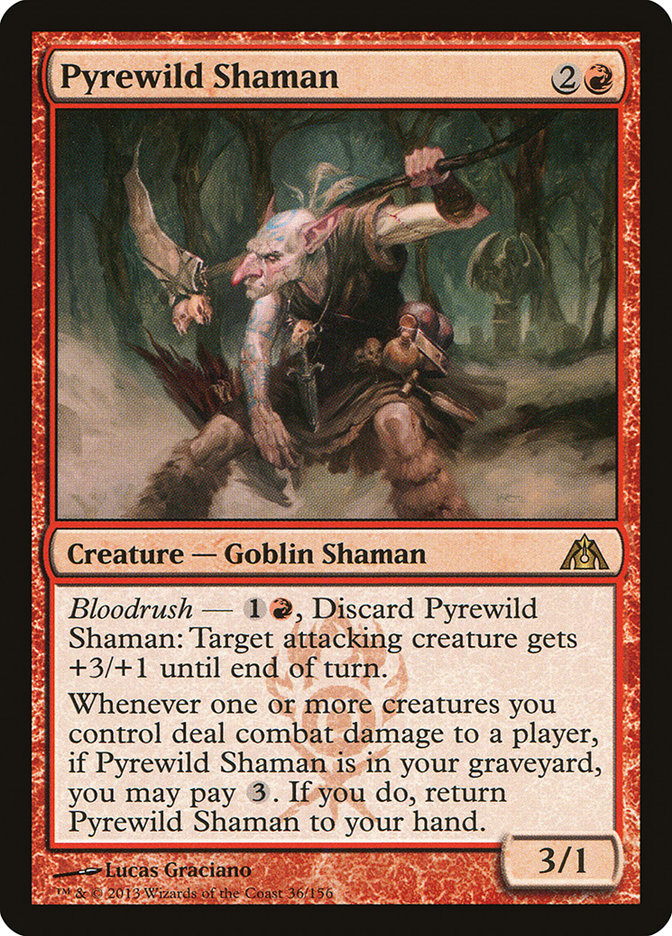 Pyrewild Shaman [Dragon's Maze] Foil