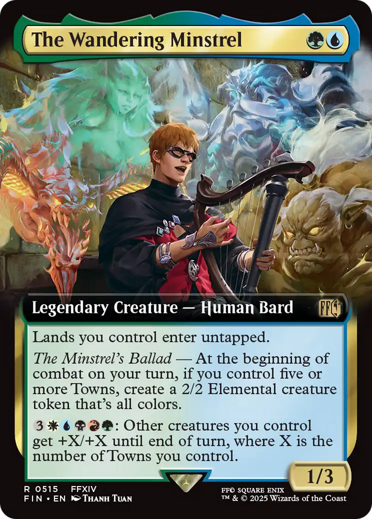 The Wandering Minstrel (Extended Art) [FINAL FANTASY] Foil