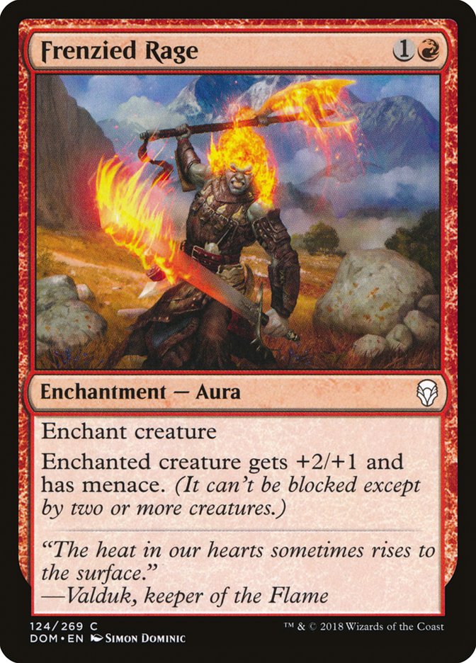 Frenzied Rage [Dominaria] Foil