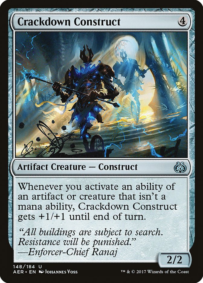Crackdown Construct [Aether Revolt] Foil