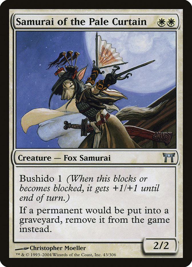 Samurai of the Pale Curtain [Champions of Kamigawa] Foil