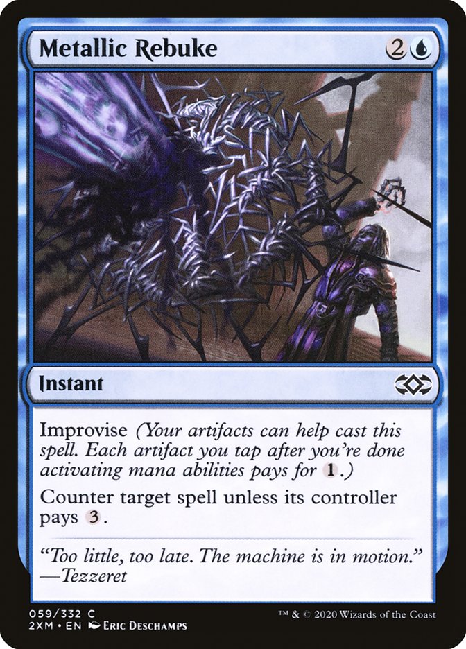 Metallic Rebuke [Double Masters] Foil