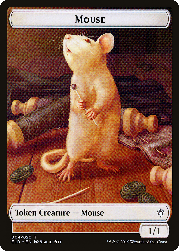 Mouse  [Throne of Eldraine Tokens] Foil