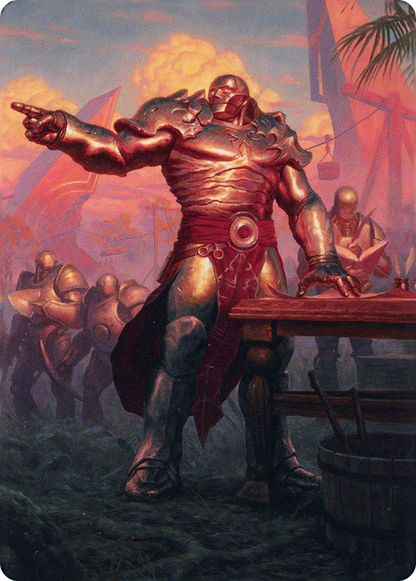 Karn, Living Legacy // Karn, Living Legacy  [Dominaria United Art Series] (Borderless) Foil