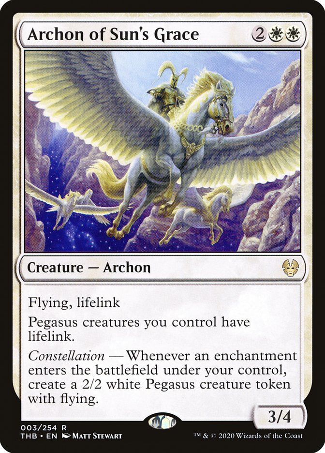 Archon of Sun's Grace [Theros Beyond Death] Foil